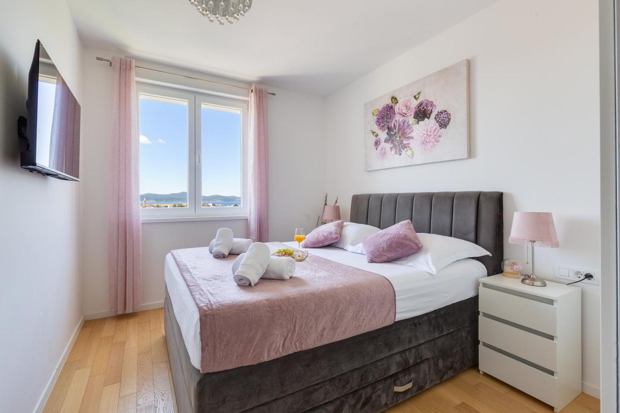 Apartment Stella Maris 2bdr, Balcony, Sea View, Garage, Bbq