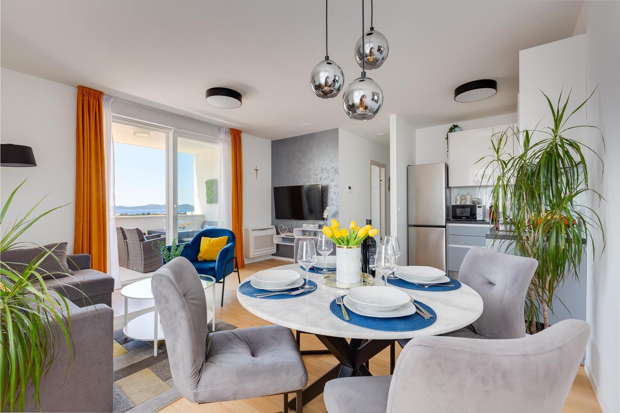 Apartment Stella Maris 2bdr, Balcony, Sea View, Garage, Bbq *