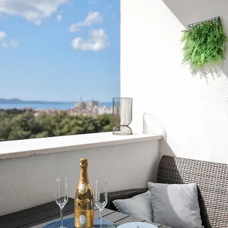 Stella Maris 2Bdr, Balcony, Sea View, Garage, Bbq Apartment Zadar Exterior photo
