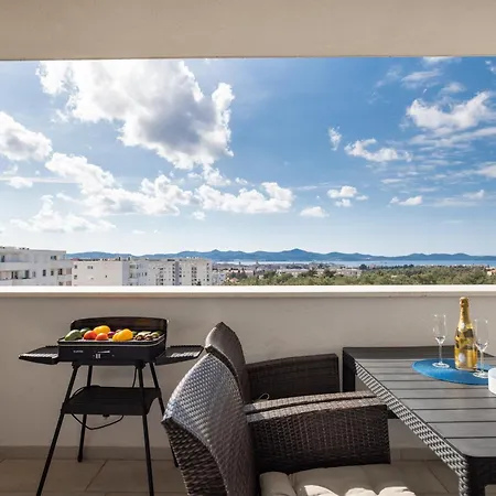 Stella Maris 2Bdr, Balcony, Sea View, Garage, Bbq Apartment Zadar Exterior photo